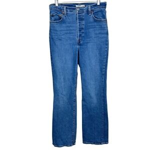 Levi's Ribcage Boot Cut Jeans Button‎ Fly Medium Wash Size 32